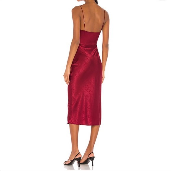 Song of Style red cut out midi dress - Picture 3 of 6